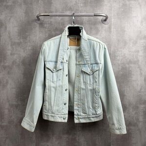Authentic Balenciaga Pale Blue Denim Jacket